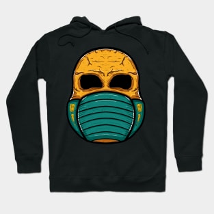 Skull with mask Hoodie